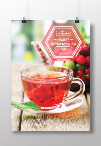 Stevianna Fruit Tea Poster
